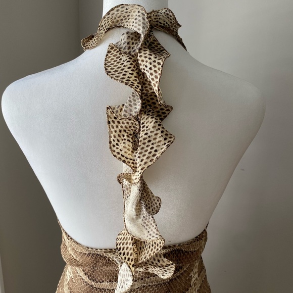 Genuine Roberto Cavalli Mini, Animal Print Wrap Dress - Picture 2 of 16